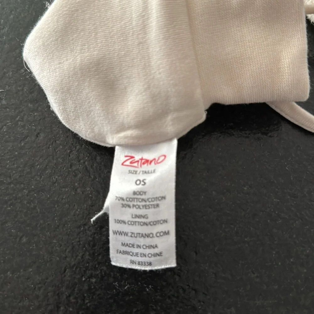 Zutano Cozie fleece mittens -cream